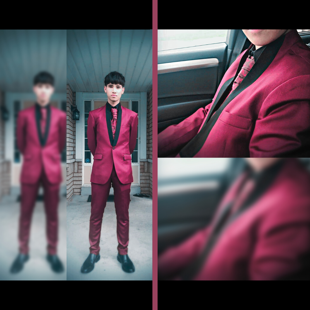 All Red, Slim fit, Shawl Lapel -G1-G3