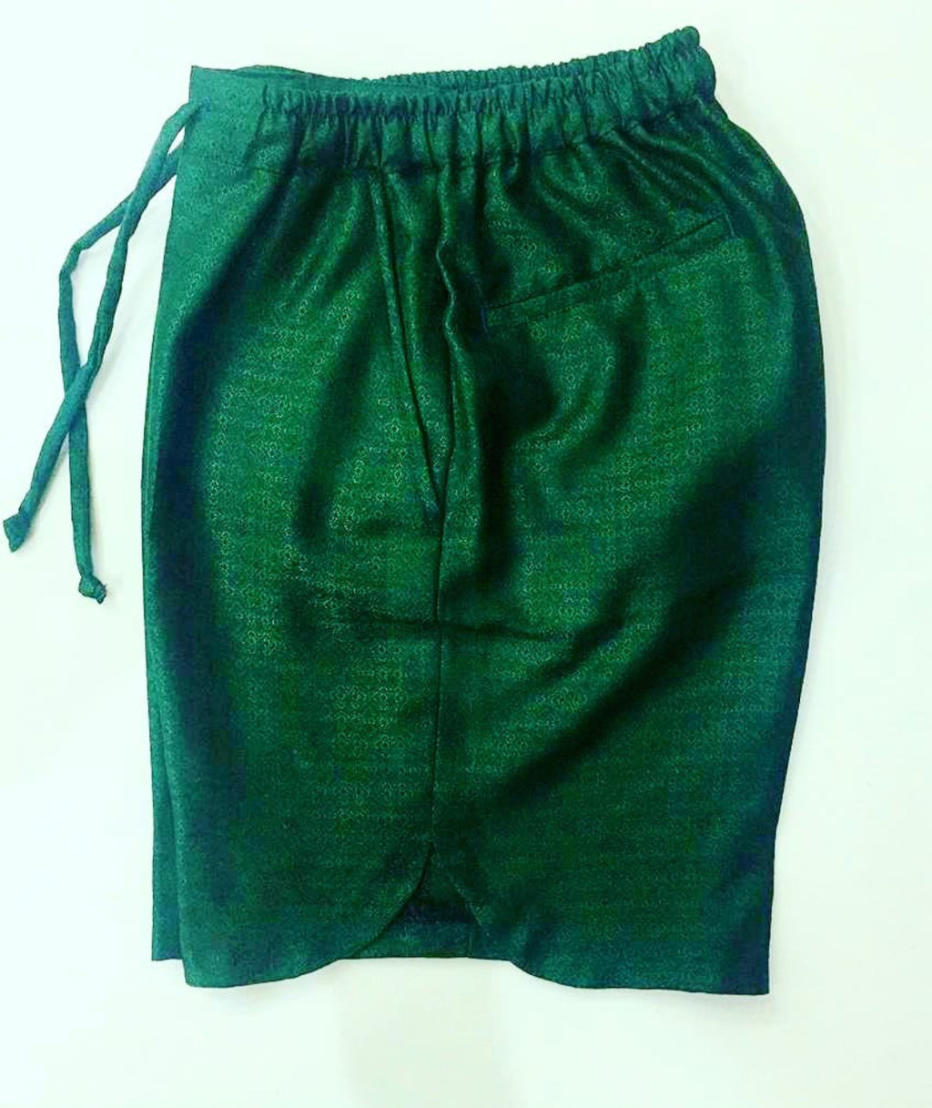 Green Stretch Shorts -G2