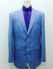 Shiny Light Blue with Purple Lines Suit -G2