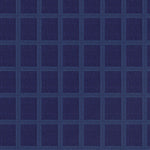 Symmetrical Dark Blue Rectangles pattern Suit - I