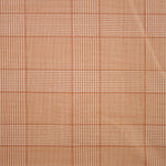 Cantaloupe Orange with Soft Lines Checkered Suit - III