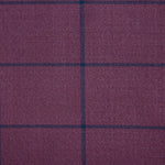 Byzantium Purple with Royal Blue Windowpane Suit - III