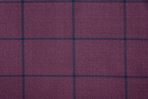 Byzantium Purple with Royal Blue Windowpane Suit - III