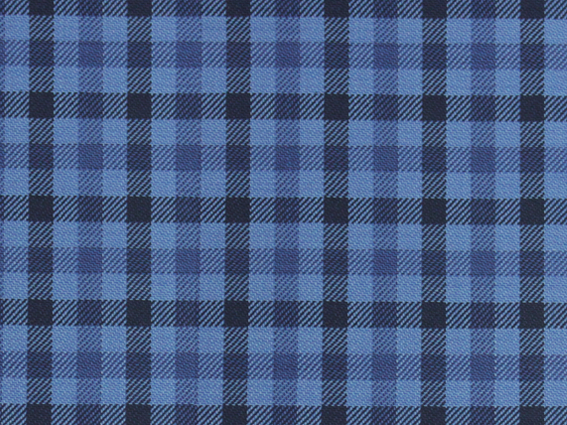 3 Shades of Blue Unite Checkered Suit - III