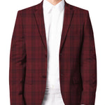 Blood Red with Shadow Black Checkered Suit - III